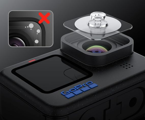 Захисне скло комплект 3 шт для GoPro HERO 12 BeWatch (12203GO12) | Зображення 3