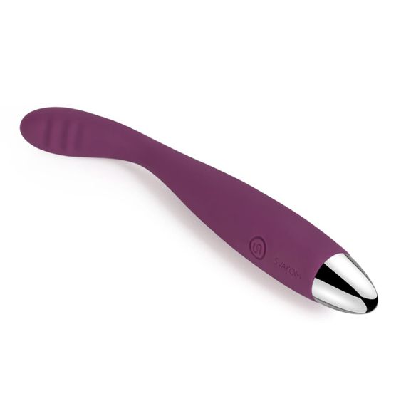 Тонкий вібратор точки G Svakom Cici Violet Sex Aura | Зображення 2