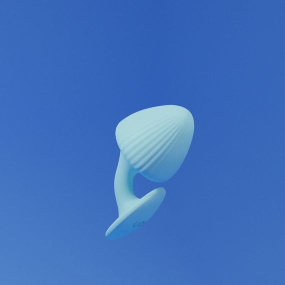 Набір анальних пробок з рельєфом UPKO The Mushroom силіконові, блакитні, 3 шт. sexstyle | Зображення 6