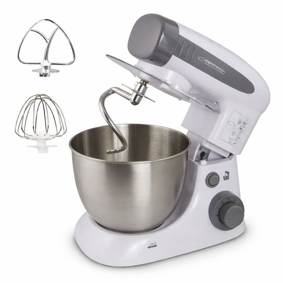 Планетарный миксер тестомес Esperanza EKM024 Cooking Assistant с чашей 4 л, кухонный миксер для теста 800 Вт | Зображення 1