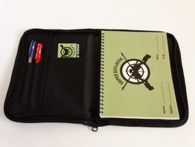 Блокнот снайпера стрілка тактичний в обкладинці А5, Чорний кордуна водонепроникна