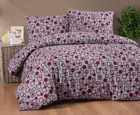 Постільна білизна Cotton collection 41874 Фланель Бавовна Полуторний розмір