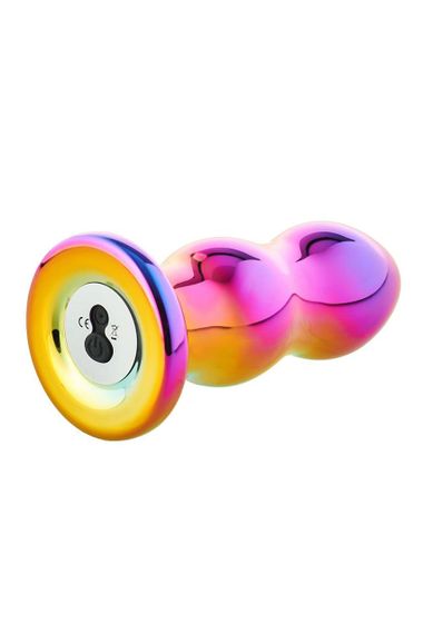Анальна пробка із вібрацією дворівнева скляна Dream Toys GLAMOUR GLASS Sex Aura | Зображення 2