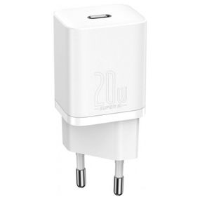 МЗП Baseus Super Si Quick Charger 20W (1USB-C) (CCSUP-B) Білий
