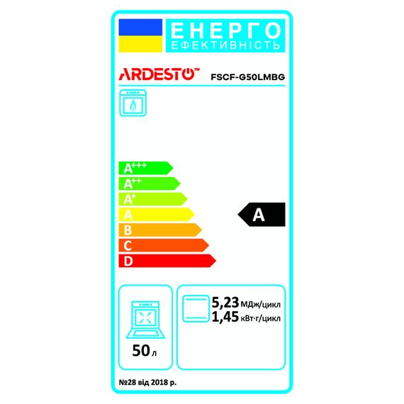 Плита Ardesto FSCF-G50LMBG | Зображення 1