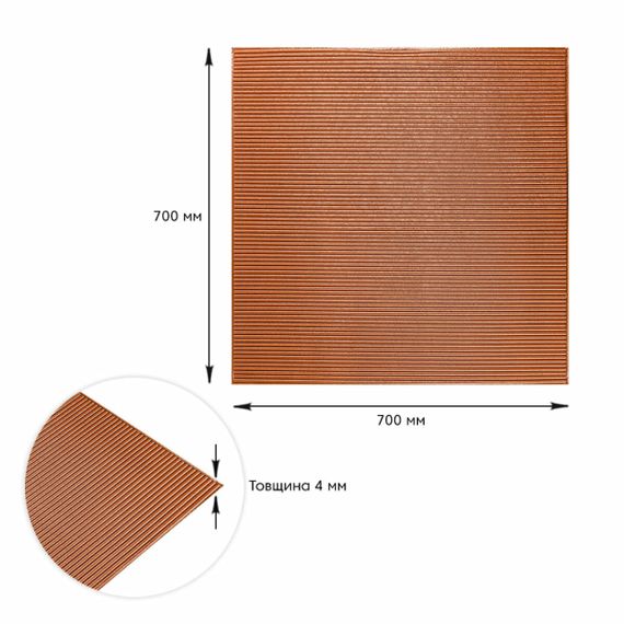 Панель 3D Bronze 710х700х4мм (D) SW-00001955 | Зображення 2