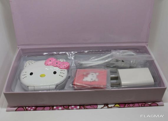 Детский Мини Мобильный Телефон Hello Kitty (Белый) | Зображення 9