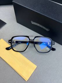 Іміджеві окуляри Chrome Hearts CE HK чорна оправа g244