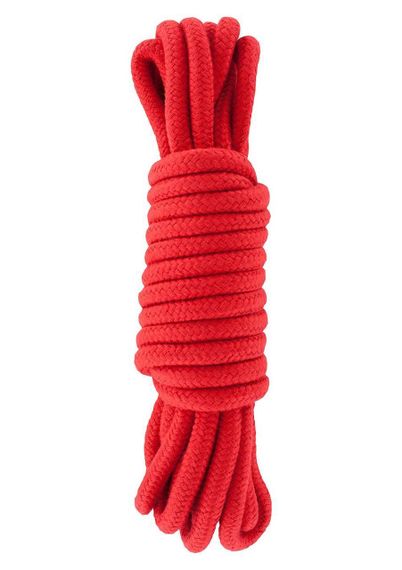 Мотузка для БДСМ BONDAGE ROPE 5 METER RED Sex Aura