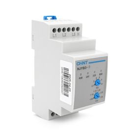 Реле контролю фаз CHINT NJYB3-9 AC220V, 1-2F4P, Захист U+ (1.05~1,3) *Us, Затримка 0,1~10с, Захист обриву фаз, Ue240/415V,