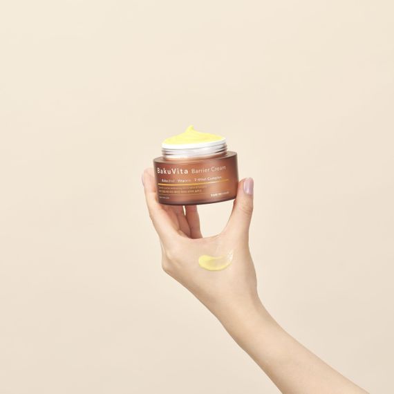 Зволожувальний крем з бакучіолом і вітамінами C та E THANK YOU FARMER BakuVita Barrier Cream (50 ml) | Зображення 1