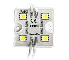 Світлодіодний модуль, 0,96W тепло-білий (60Lm) (Warm White 2700-3300K) SMD5050 LED (4 LED) IP65