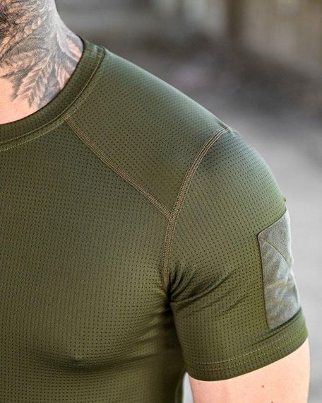 Тактична вологовідвідна футболка samuray Cooltuch oliva | Зображення 8