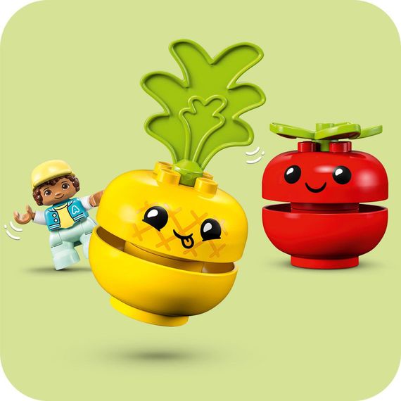 Конструктор LEGO DUPLO My First Трактор для вирощування фруктів та овочів 19 деталей (10982) | Зображення 2