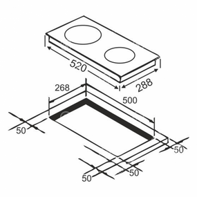 Варильна поверхня індукційна Grunhelm GPI 523 B