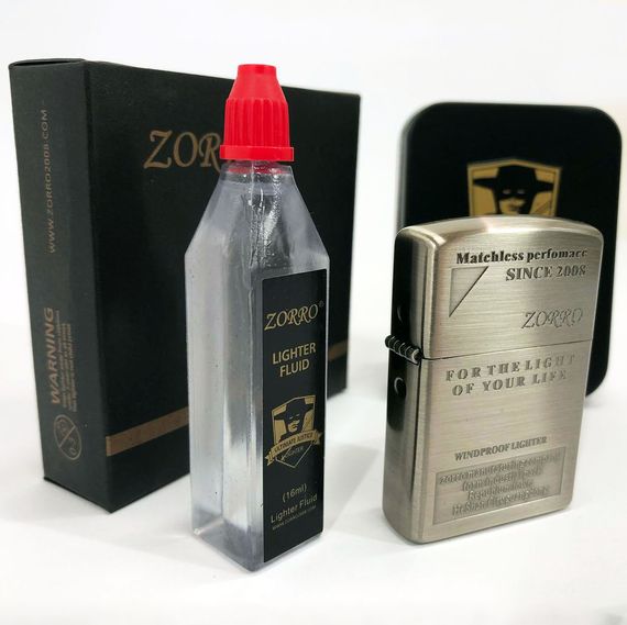 Запальничка бензинова щаслива Zorro HL-283 / Незвичайна запальничка / ZK-298 Сувенір запальничка | Зображення 2