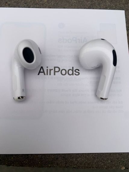 Бездротові навушники Apple AirPods 3 Premium quality Original series 1:1 Білі | Зображення 5