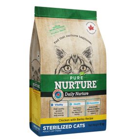 Сухий корм із куркою для стерилізованих котів Pure Nurture Cat Daily Nurture Sterilised, 8 кг