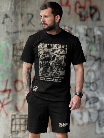 Хлопковий мілітарі костюм OBLIVION Top secret black ПП7752 | Зображення 1