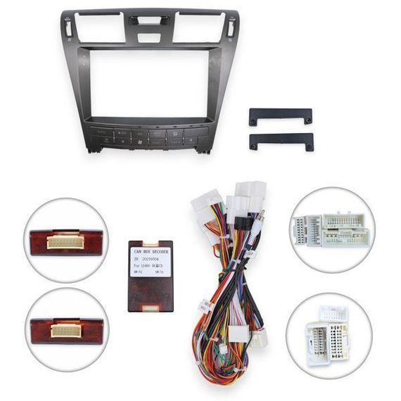 Штатна магнітола серії QIV Q1 під Lexus LS460 LS600 2006-2010 (K) 9 дюймів | Зображення 1