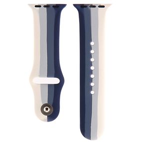 Силиконовый ремешок Rainbow для Apple watch 38mm / 40mm