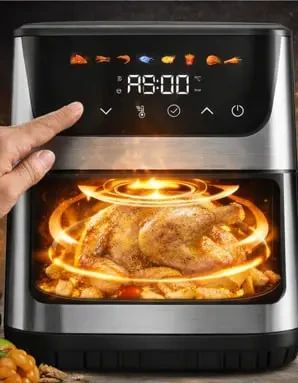 Аэрогриль-фритюрница SOKANY SK-10107 на 8,5 л 2000 Вт | Зображення 2