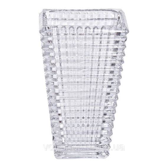 Прямоугольная декоративная ваза для цветов из стекла, 17 см HP-1721 | Зображення 2