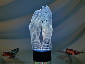 Сменная пластина для 3D светильников "Маникюр" 3DTOYSLAMP