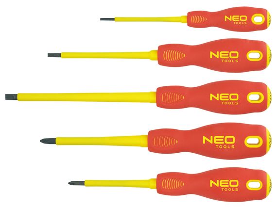 Викрутки Neo Tools 04-220   (1000 В), набiр 5 шт (04-220)
