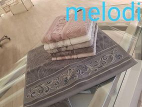 Полотенца Pupilla Melodi 50х90см Велюр набор 6шт