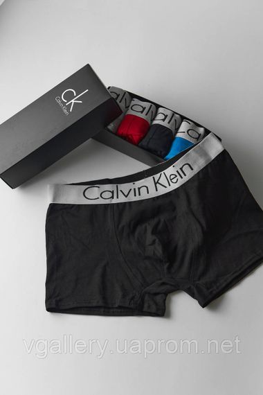 Чорні чоловічі труси СК, чоловічі чорні труси СК, Бавовняні труси СК Преміум'якості 4ХЛ | Зображення 1