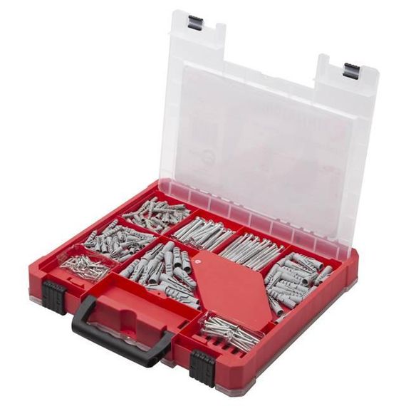 Набір свердел, дюбелів і біт 300 шт. INTERTOOL SD-00511 | Зображення 1