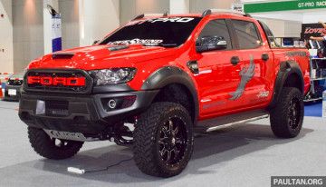 Передня решітка з LED V2 Помаранчева для Ford Ranger 2011↗ рр. | Зображення 1