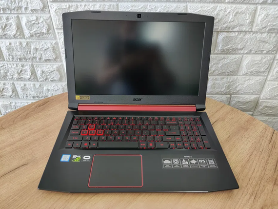 Ноутбук Acer Nitro 5 /15.6"IPS/i5 8300H/8Gb/SSD128Gb+1Tb/GTX1050-4Gb | Зображення 4