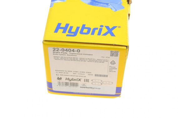 Колодки гальмівні передні Nissan 200 Altima Maxima Sentra 88-06 22-0404-0 | Зображення 8