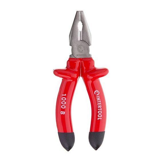 Плоскогубці 160 мм, діелектричні, Cr-V INTERTOOL NT-0312 | Зображення 2