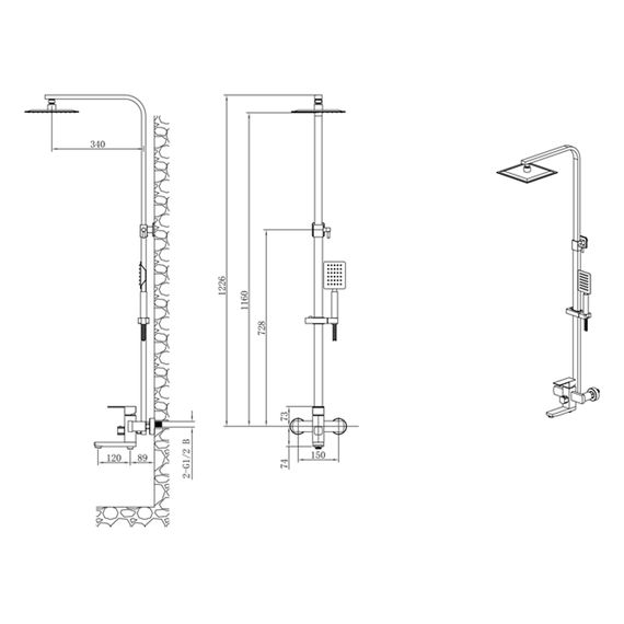 Душова система Aquatica (9718401) | Зображення 1
