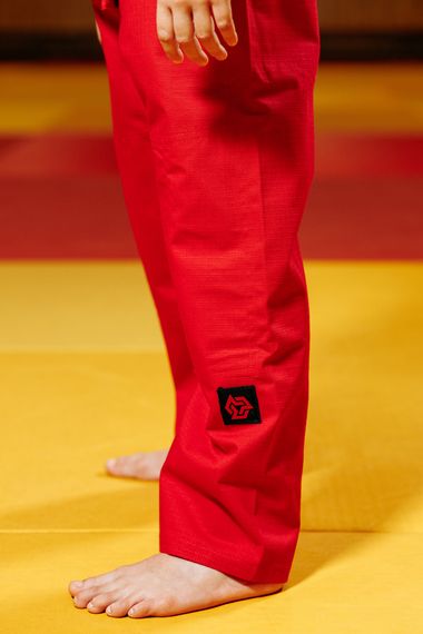 Кімоно для джиу - джитсу червоне, TM "Kintayo", 150 зріст, щільність 350 гр/м.кв. | Зображення 2