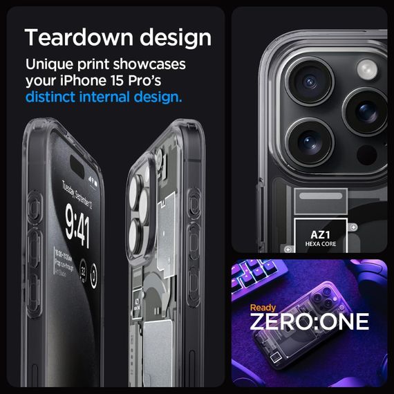 Чохол до мобільного телефона Spigen Apple iPhone 15 Pro Ultra Hybrid MagFit Zero One (ACS06721) | Зображення 4