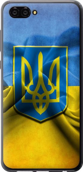 Чехол на Huawei Nova 2S Флаг и герб Украины 1 "375u-1388-17620"