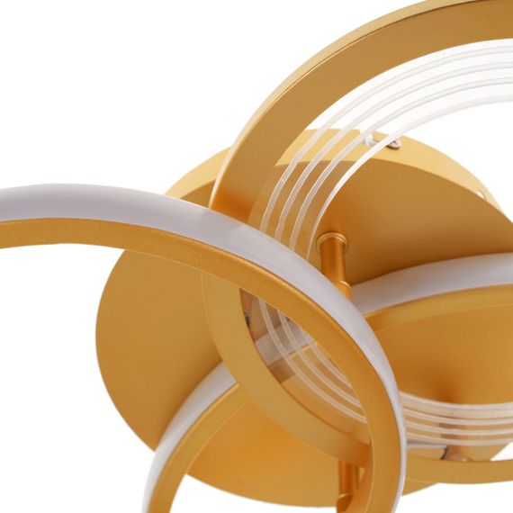 Люстра потолочная в спальню LED 48W WW+NW+CW G (WBL-53C/3) | Зображення 1