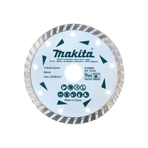 Диск алмазный по бетону и мрамору 125 x 22.23 мм Makita D-52803