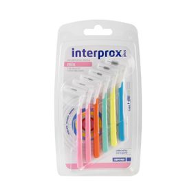 Міжзубна щітка INTERPROX PLUS 2G мікс, 6 шт. (DENTAID)