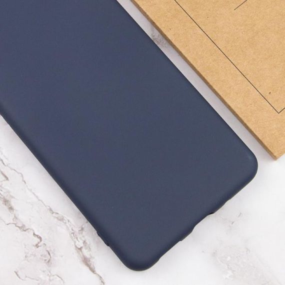 Чохол TPU GETMAN Liquid Silk Full Camera для Samsung Galaxy S23+ Синій / Midnight Blue | Зображення 3