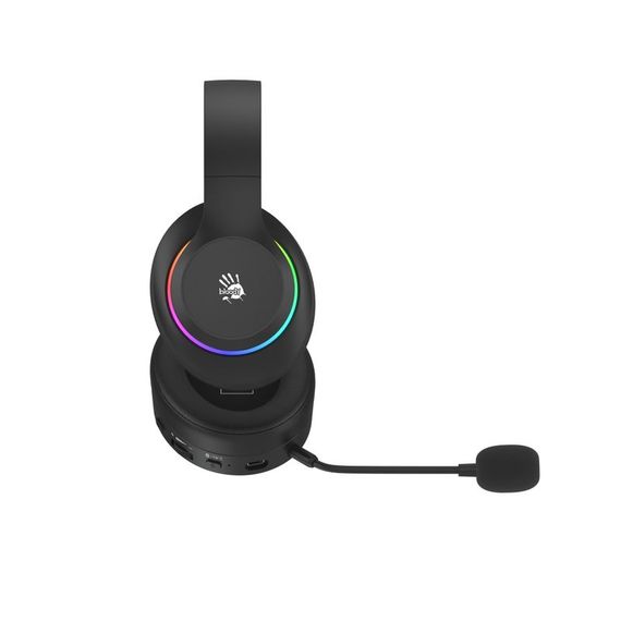Гарнітура ігрова бездротова Bloody GR520 (Black) з RGB підсвічуванням, чорний колір | Зображення 3