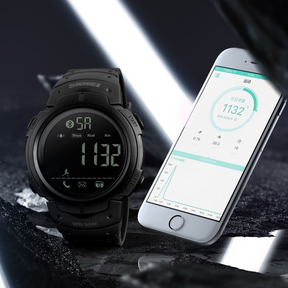 Skmei 1301BK black Smart Watch | Зображення 3