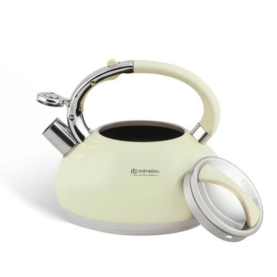 Чайник зі свистком Edenberg EB-2452-Cream 3 л кремовий | Зображення 2
