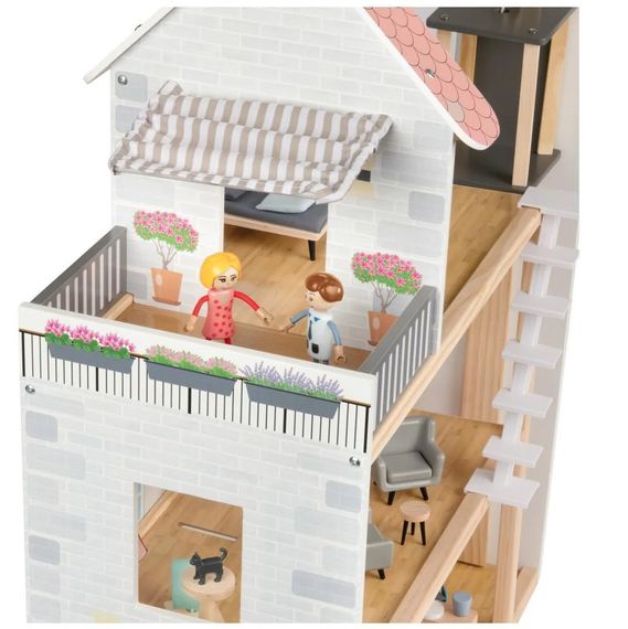 Кукольный домик XXL PlayTive с бассейном 54 детали Германия | Зображення 5
