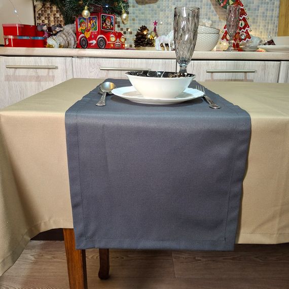 Ранер SoundSleep Loisa водостійкий 30х100 см темно-сірий (2800004658416) | Зображення 3