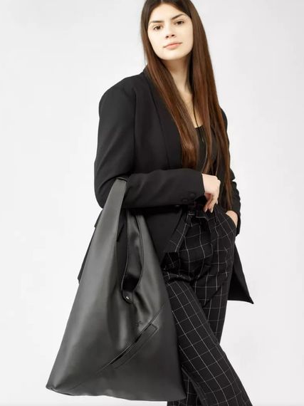 Сумка жіноча Sambag HOBO M чорний 35 х 40 х 8 см (53200001)